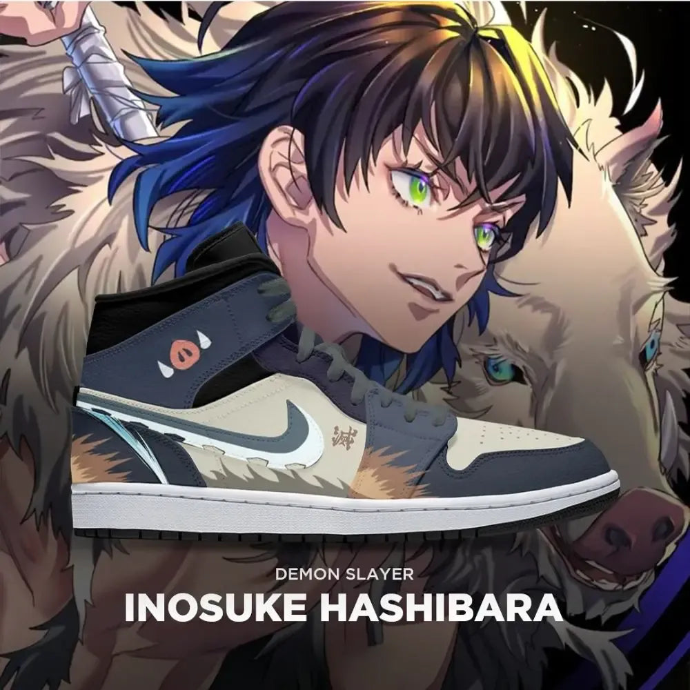 Inosuke Hashibara Demon Slayer Limited High Top Shoes