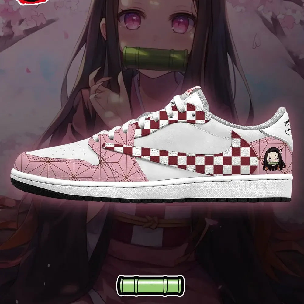 Nezuko Kamado V.7 Demon Slayer Special Design Low Top Shoes