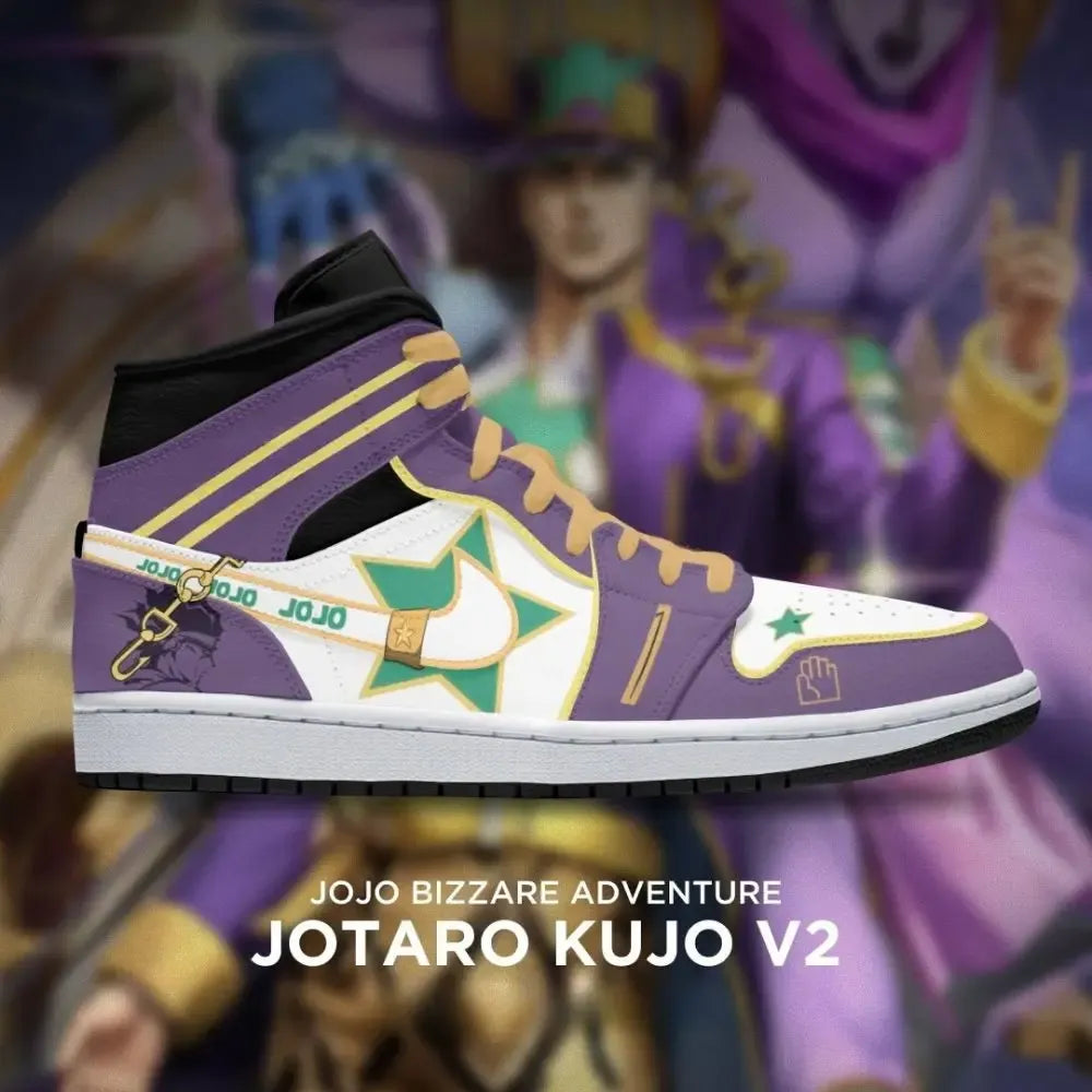 Jotaro Kujo JoJo's Bizarre Adventure Special High Top Shoes