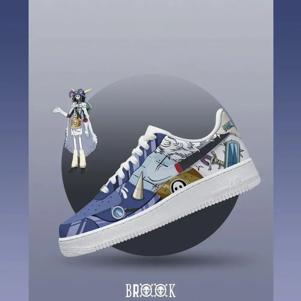 Soul King Brook V.2 One Piece Limited Custom Low Top Shoes