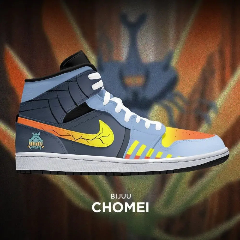 Chomei Naruto Tail Beast High Top Shoes