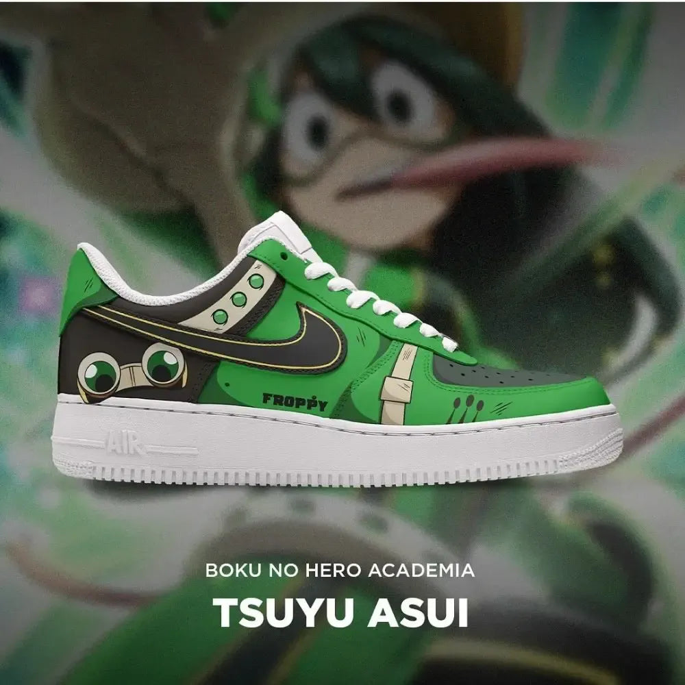 Tsuyu Asui Boku No Hero Academia Low Top Shoes