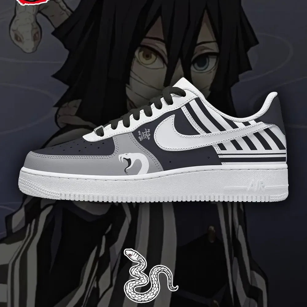 Obanai Iguro V.1 Demon Slayer Special Design Low Top Shoes