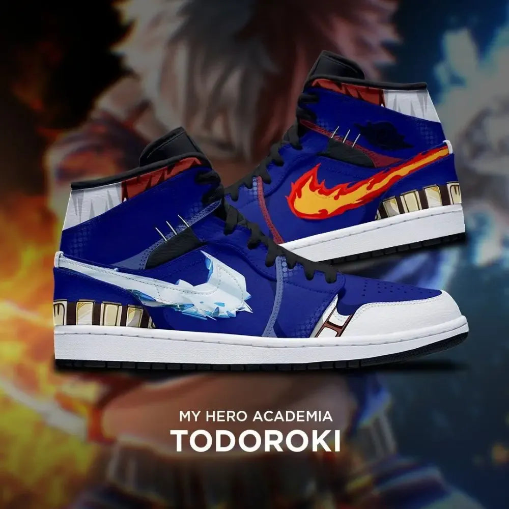 Todoroki My Hero Academia Edition High Top Shoes