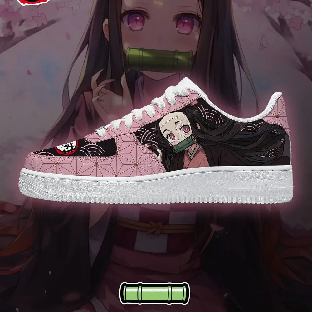 Nezuko Kamado V.6 Demon Slayer Special Design Low Top Shoes