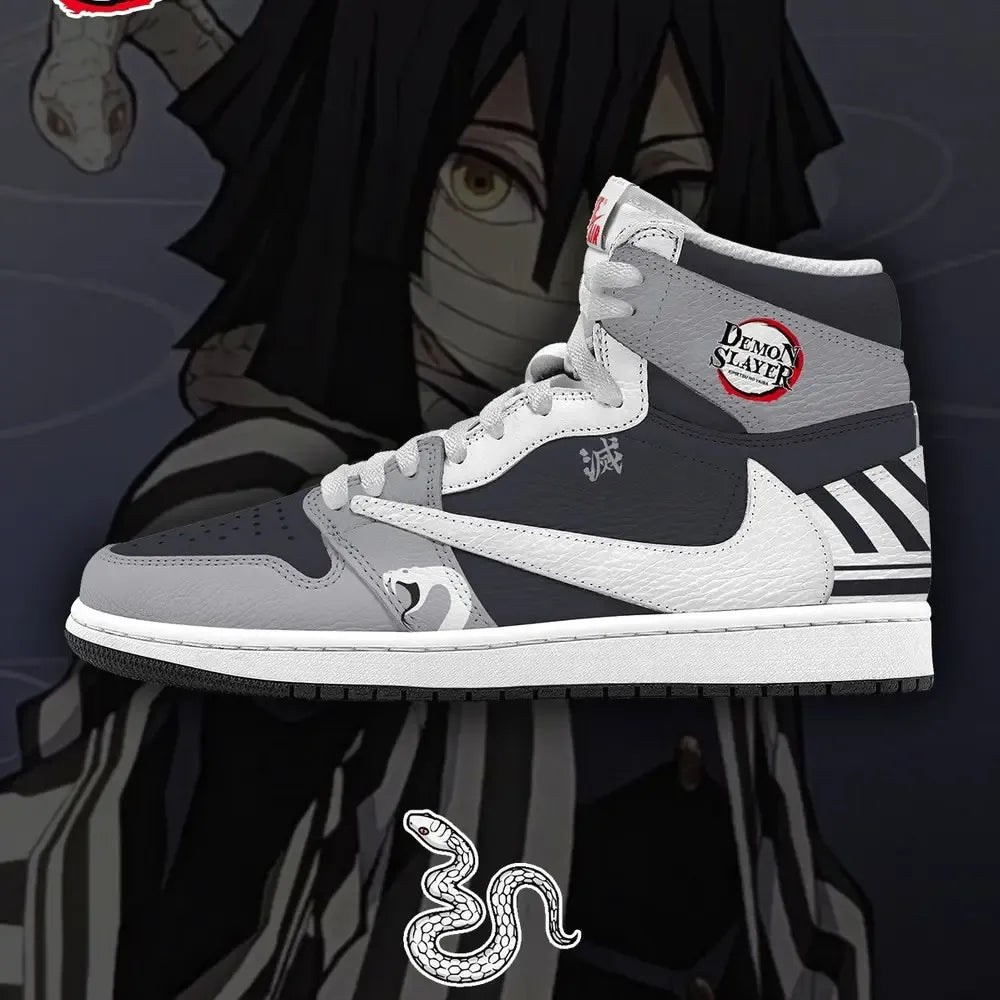 Obanai Iguro V.1 Demon Slayer Limited Edition High Top Shoes