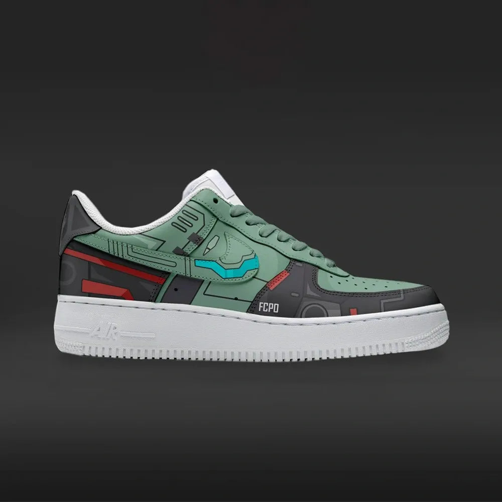 Jegan Ground Type A Gundam Custom Low Top Shoes