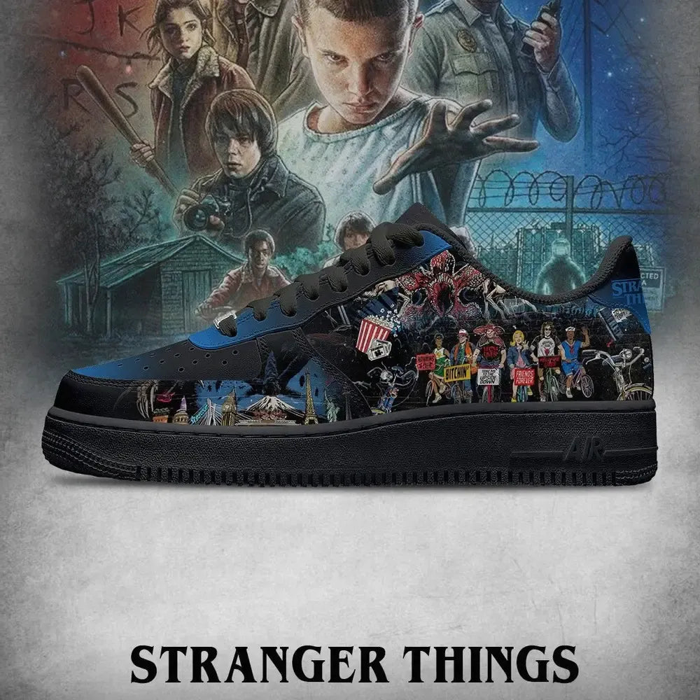 The Upside Down V.5 Stranger Things Custom Low Top Shoes