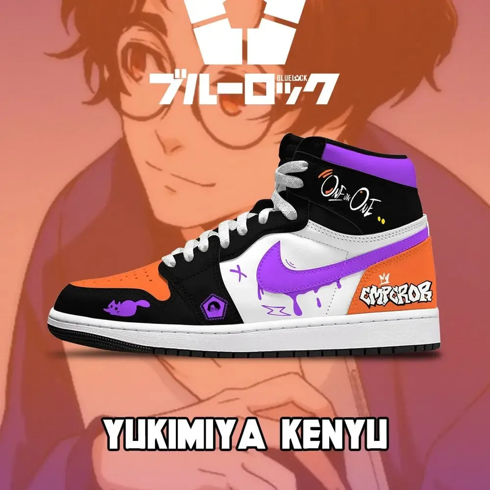 Yukimiya Kenyu V.2 Blue Lock High Top Shoes
