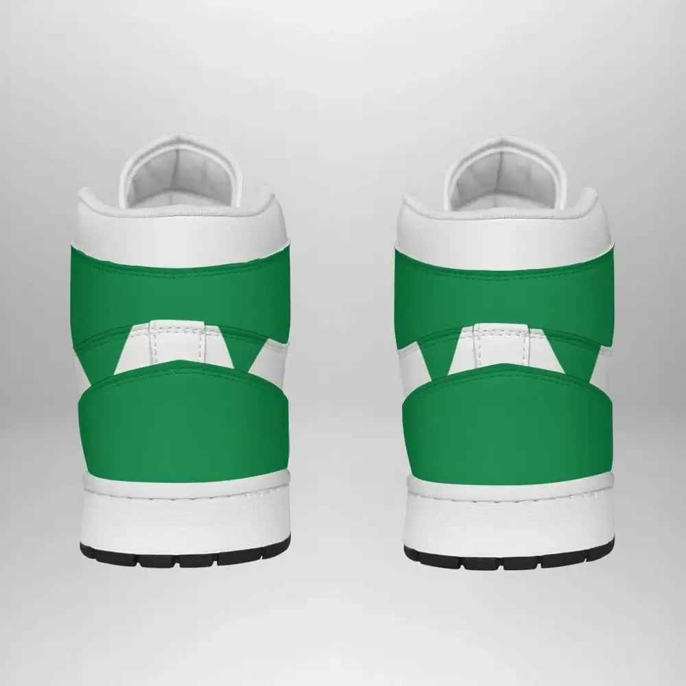 Green Ranger Mighty Morphin Special High Top Shoes