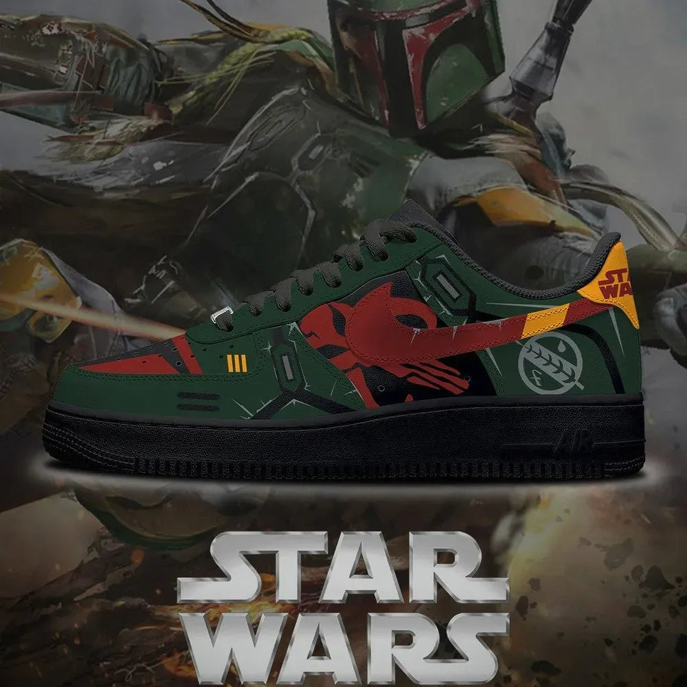 Boba Fett Star Wars Low Top Shoes