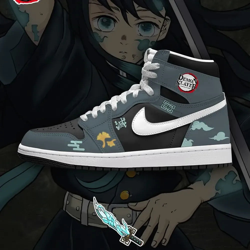 Muichiro Tokito V.1 Demon Slayer Limited Edition High Top Shoes