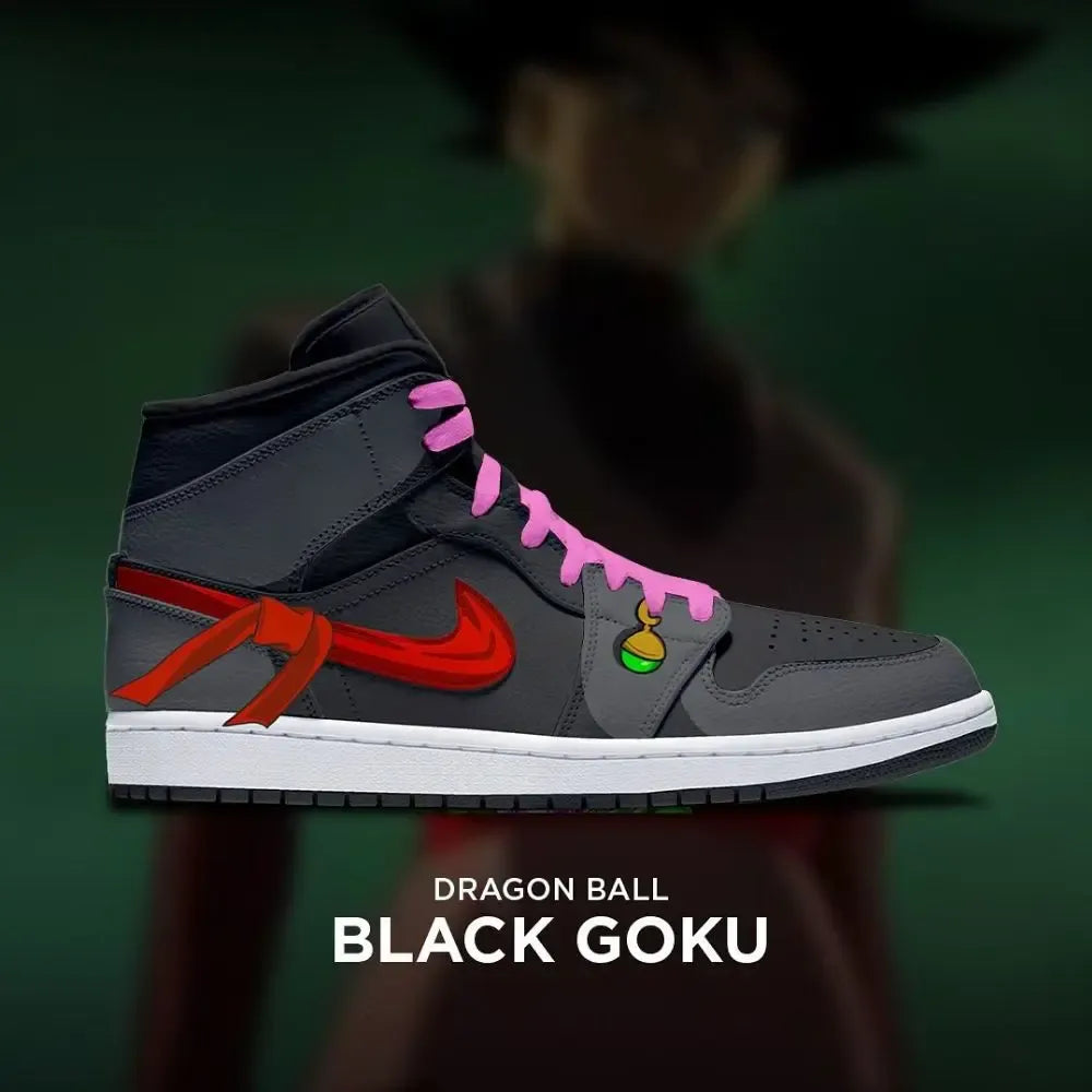 Black Goku Dragon Ball Custom High Top Shoes