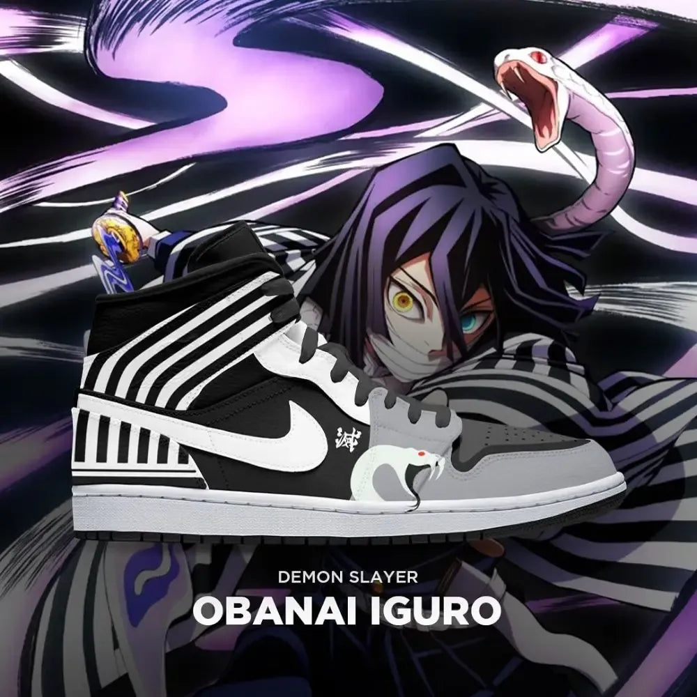 Obanai Iguro Demon Slayer Limited High Top Shoes