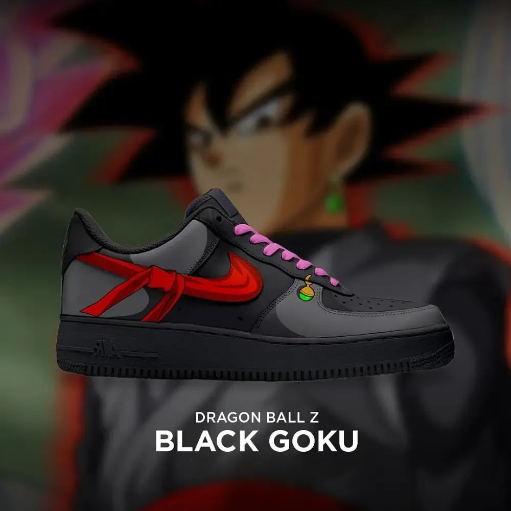 Black Goku Dragon Ball Z Low Top Shoes