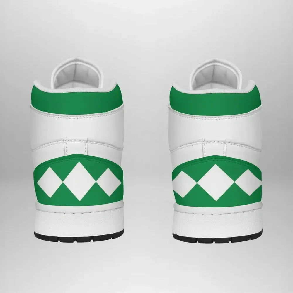 Green Ranger Mighty Morphin V2 Special High Top Shoes