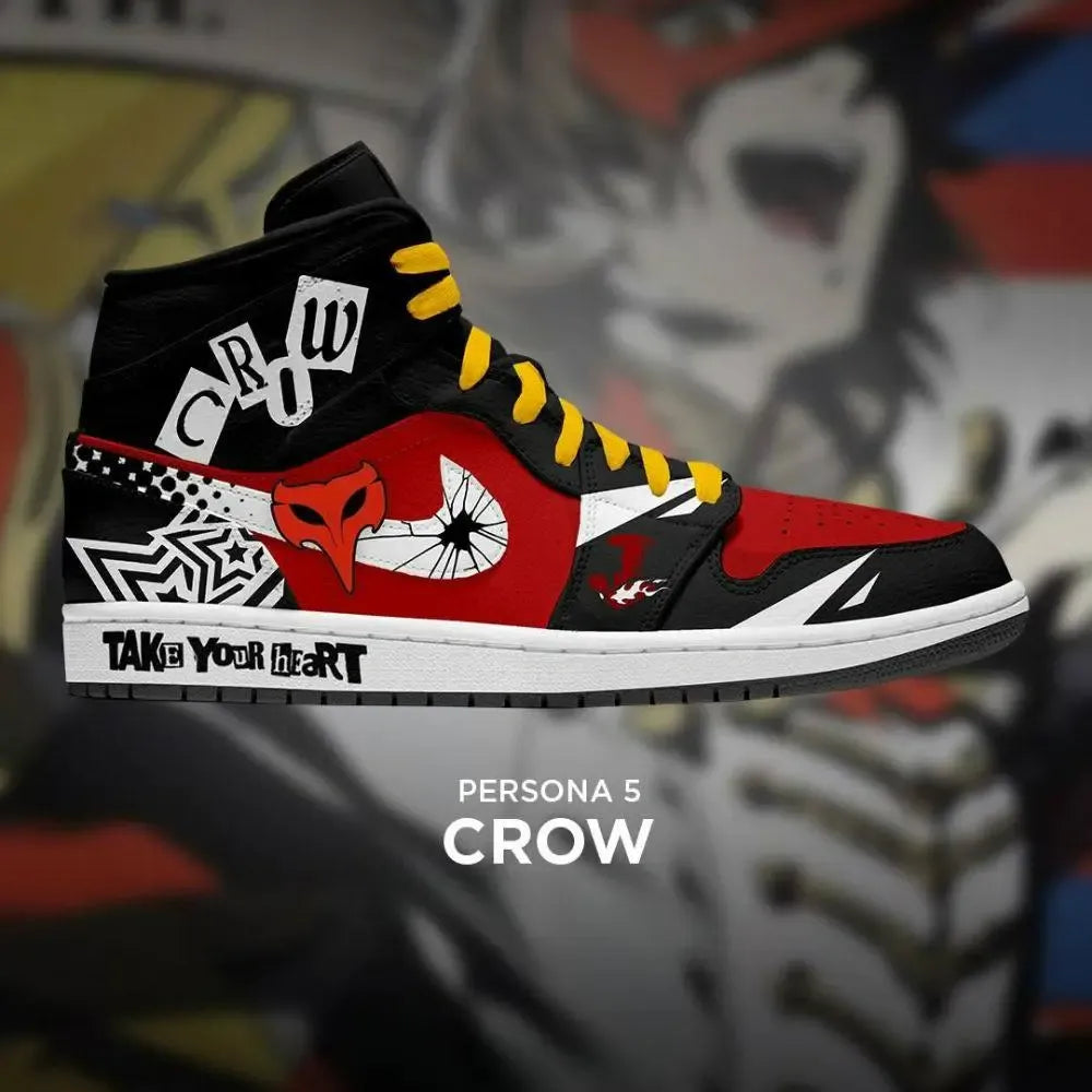 Crow Persona 5 Special Edition High Top Shoes