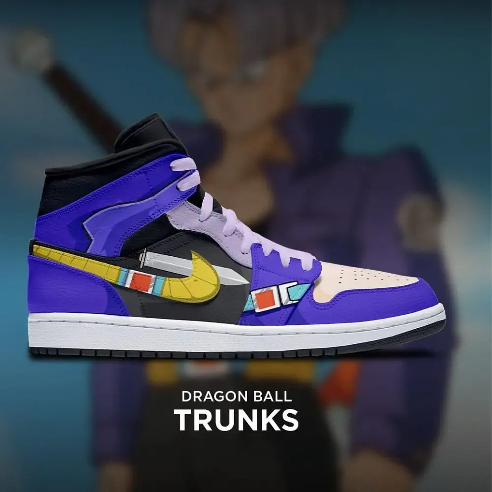 Trunks Dragon Ball Custom High Top Shoes