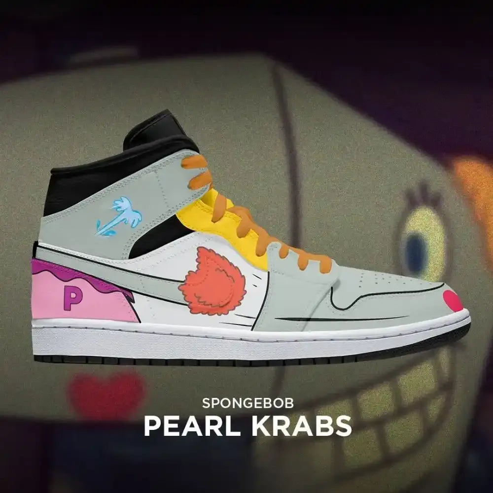 Pearl Krabs Spongebob Edition High Top Shoes