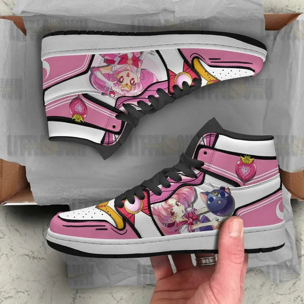 Chibiusa Tsukino Sailor Moon High Top Shoes