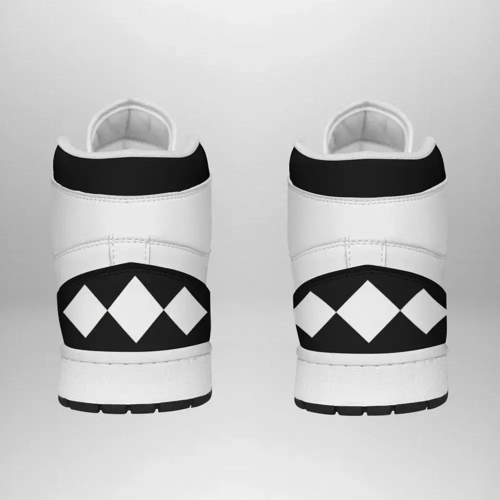 Black Ranger Mighty Morphin V2 Special High Top Shoes