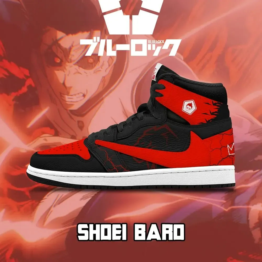 Shoei Baro V.1 Blue Lock High Top Shoes