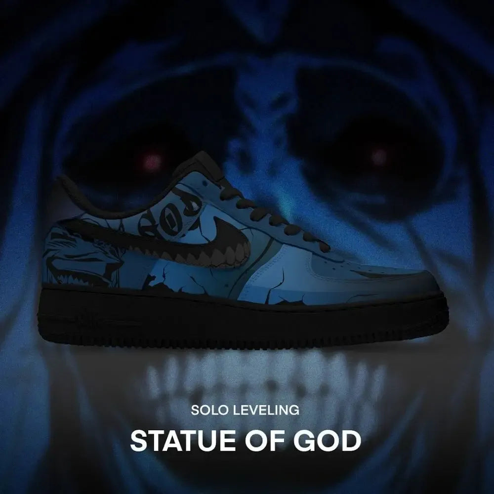 Statue of God Solo Leveling Limited Low Top Shoes