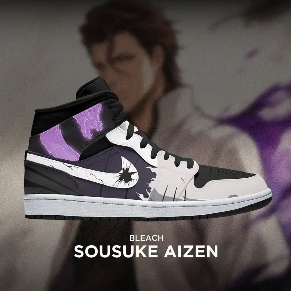 Sousuke Aizen Bleach High Top Shoes