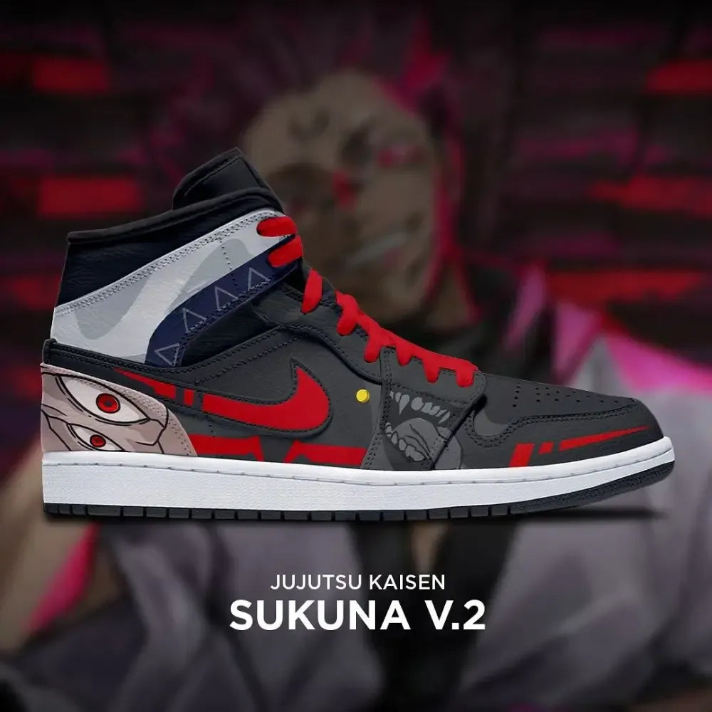 Sukuna Limited Jujutsu Kaisen High Top Shoes