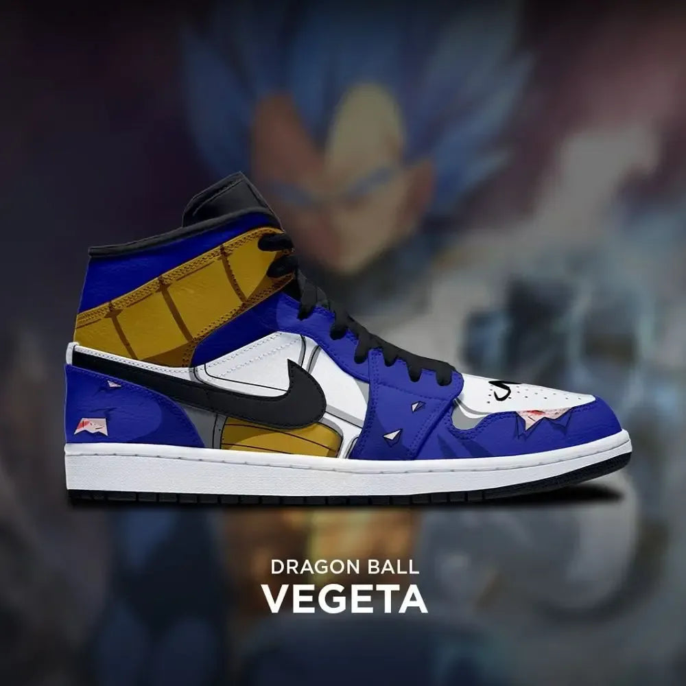 Vegeta Dragon Ball Custom High Top Shoes