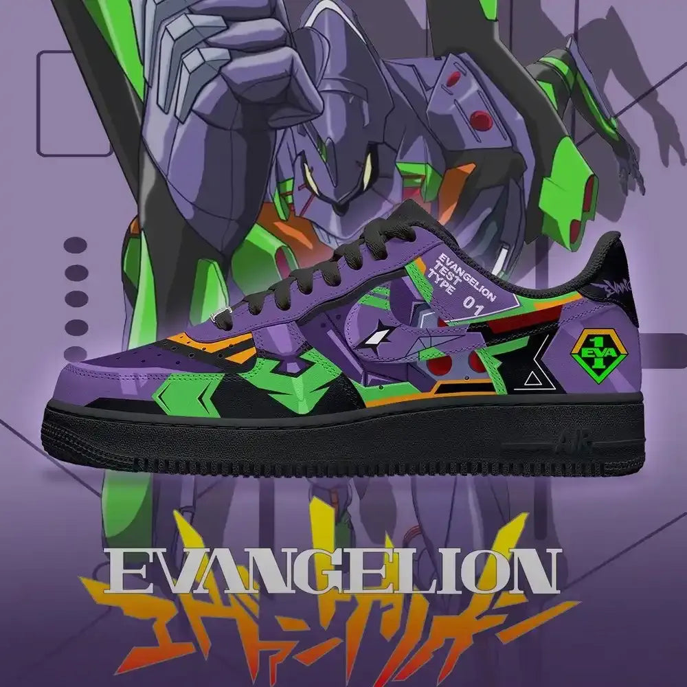 Eva-01 V.1 Neon Genesis Evangelion Low Top Shoes