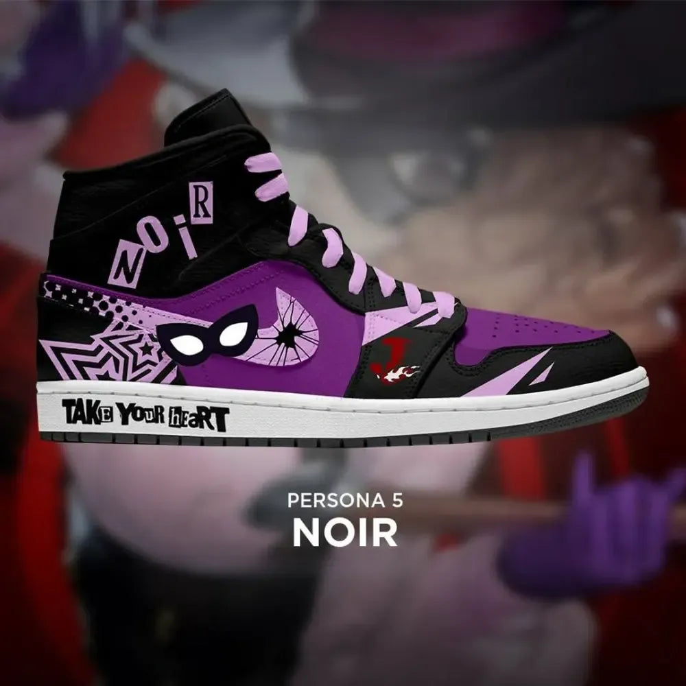 Noir Persona 5 Special Edition High Top Shoes