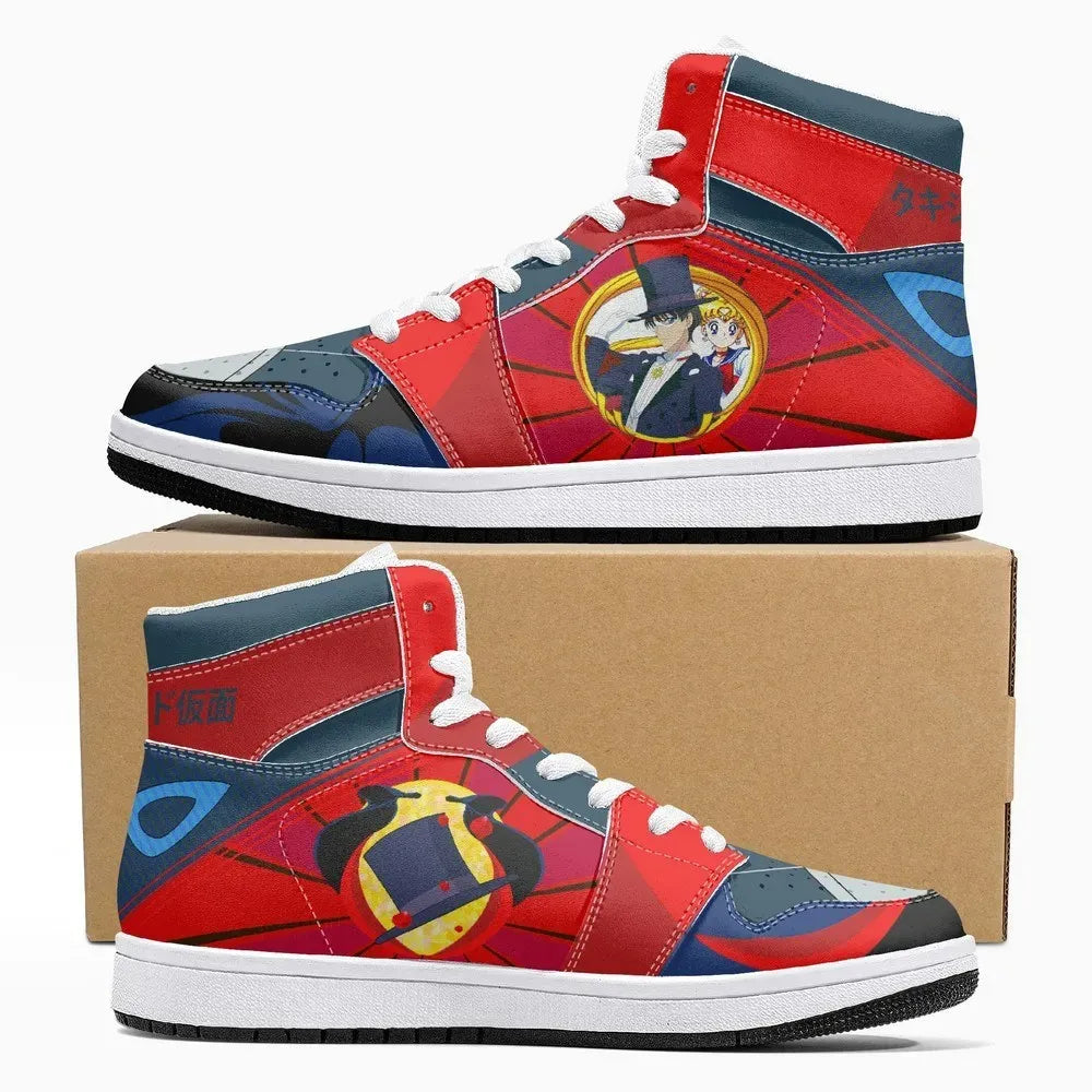Tuxedo Mask Sailor Moon Hight Top Shoes