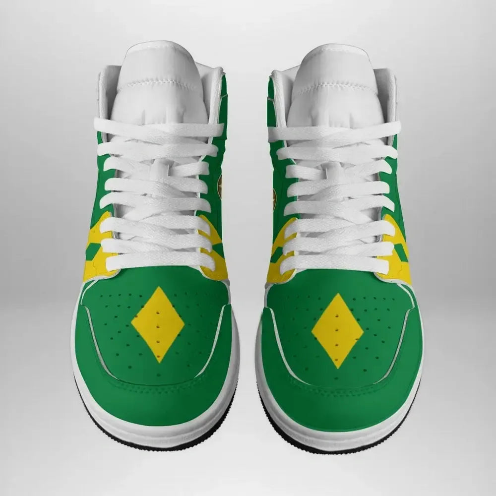 Green Ranger Ninjetti Special High Top Shoes
