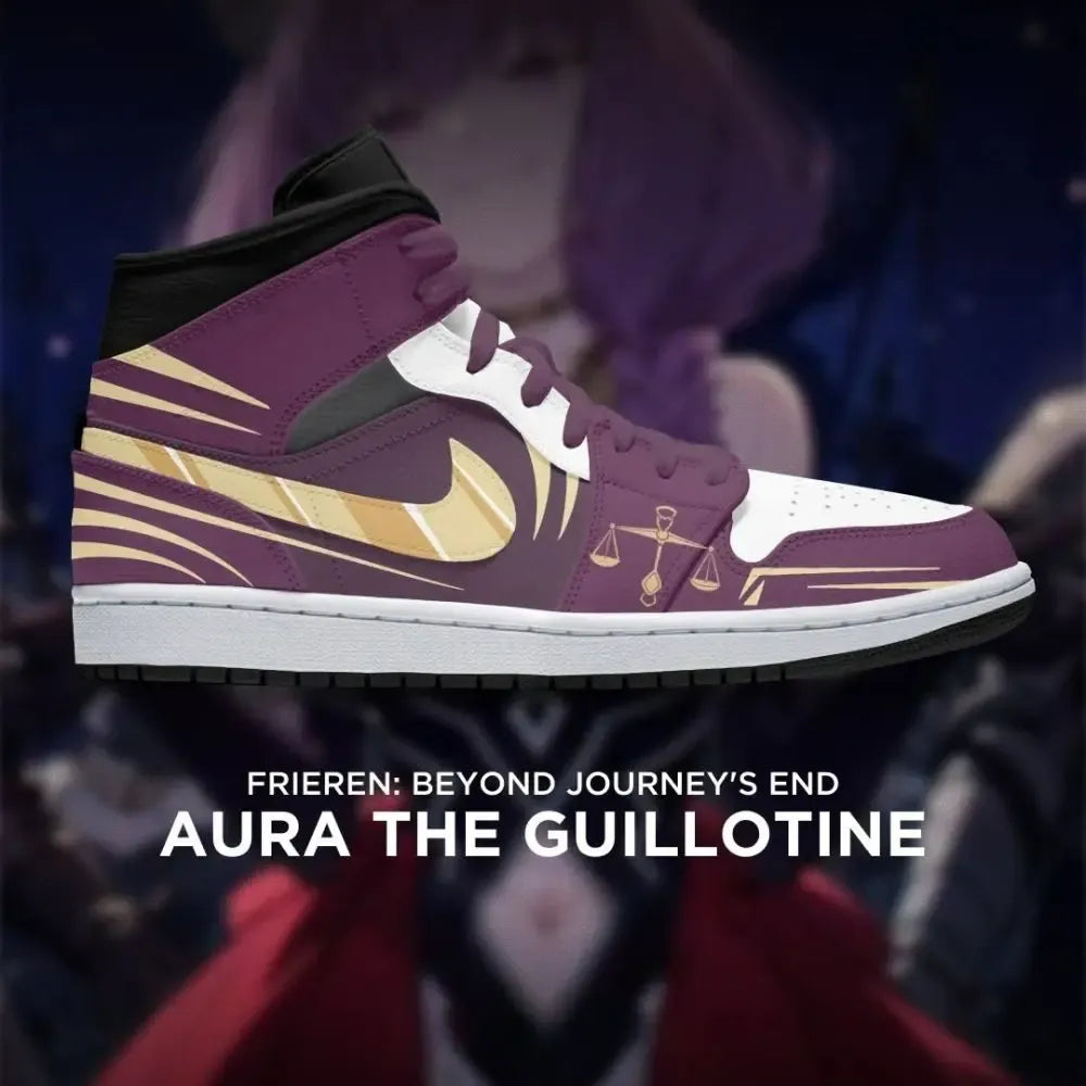 Aura The Guillotine Frieren Beyond Journey End Hightop Shoes
