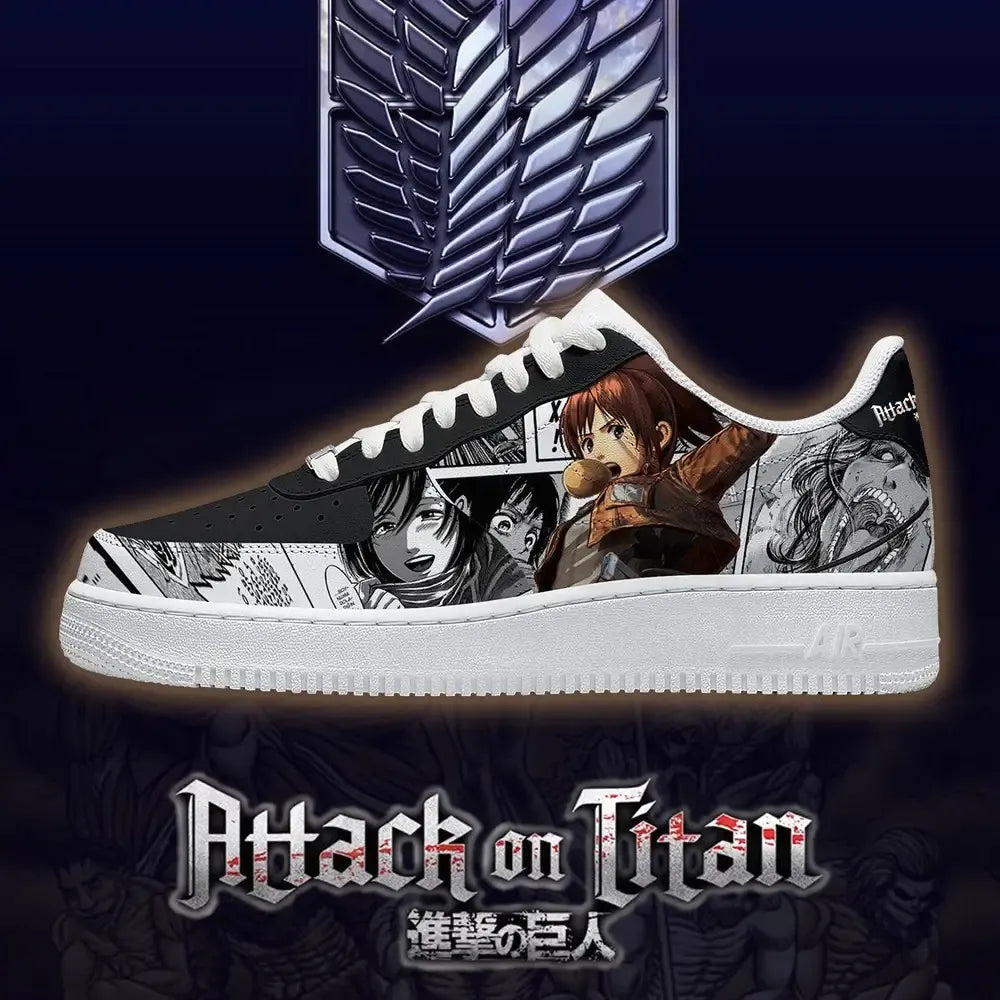 Sasha Braus V.1 Attack on Titian Special Edition Lowtop Shoes