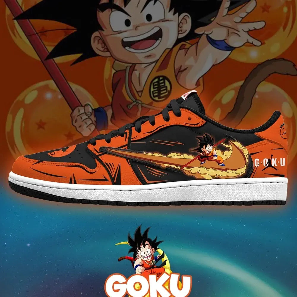 Son Goku V.8 Dragon Ball Edition Low Top Shoes
