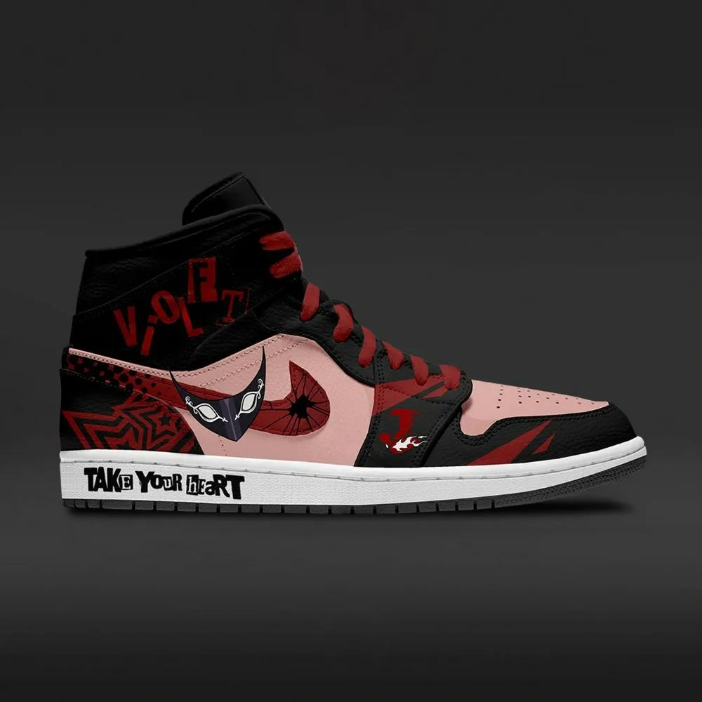 Violet Persona 5 Custom High Top Shoes