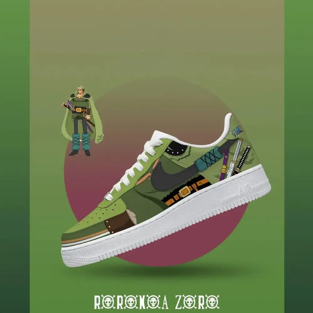 Roronoa Zoro V.4 One Piece Limited Custom Low Top Shoes