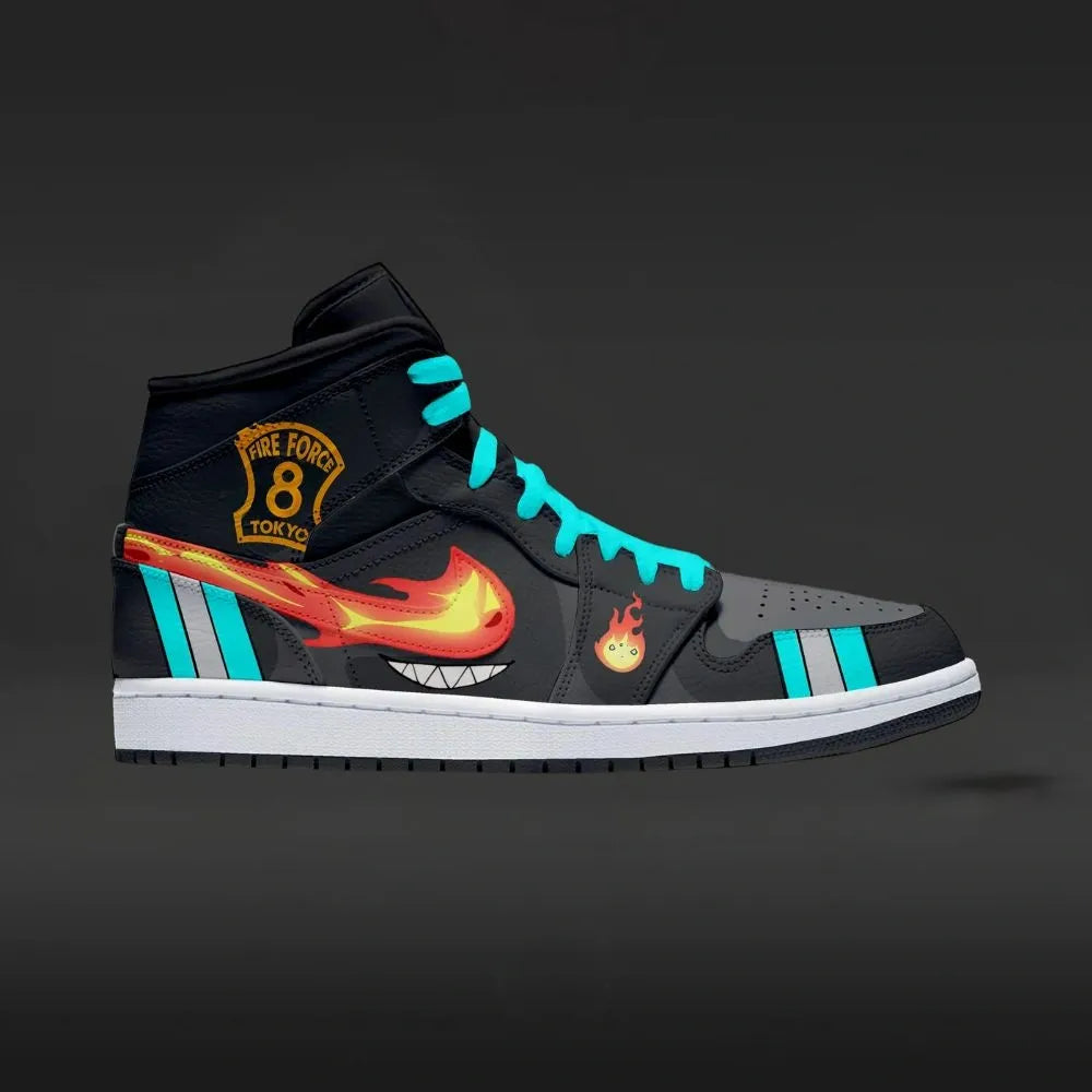 Shinra Kusakabe Fire Force High Top Shoes