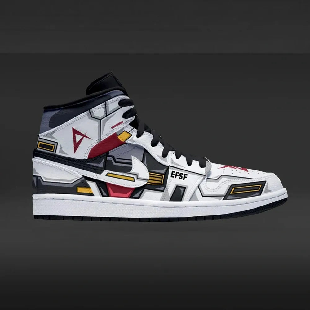 Nu Gundam Custom High Top Shoes