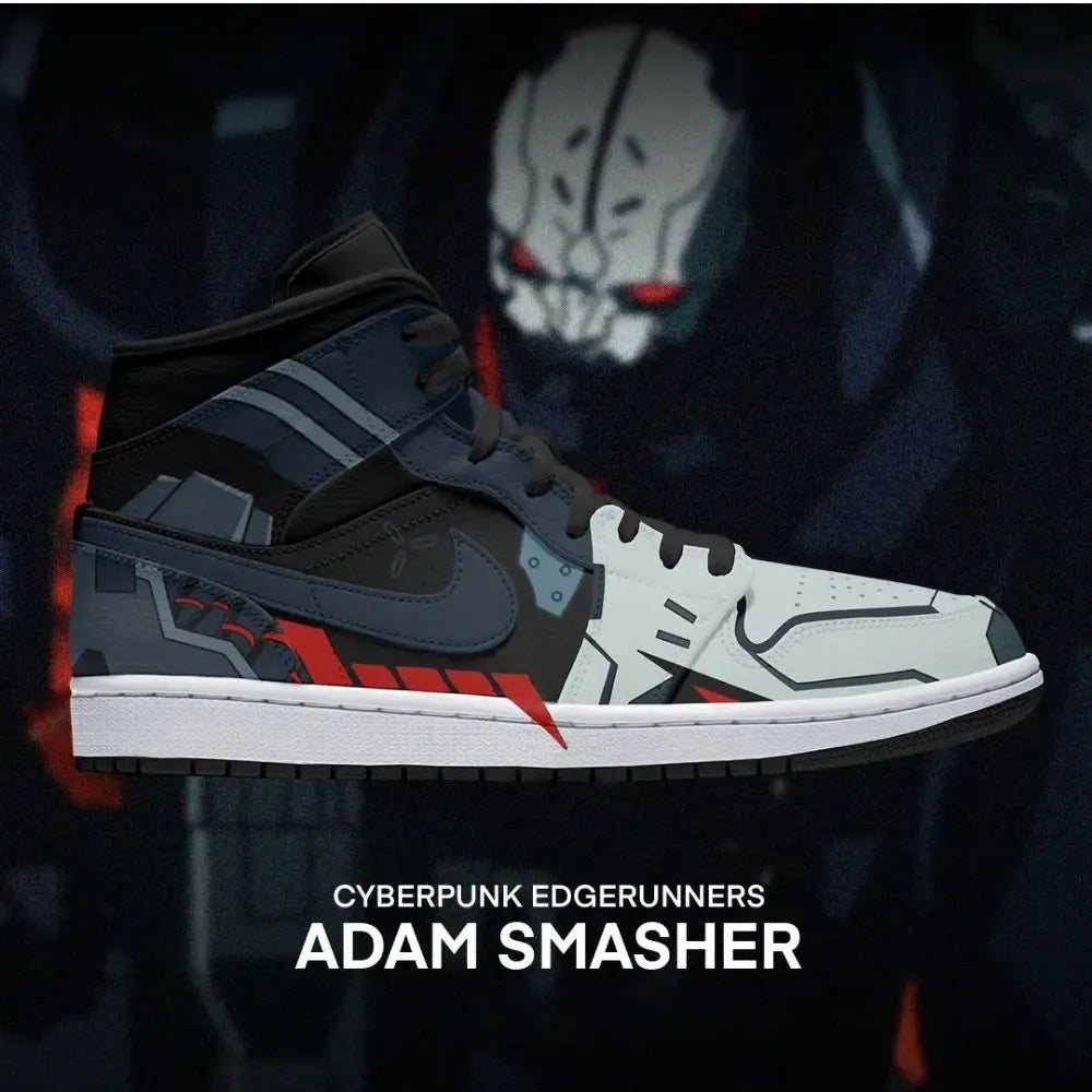 Adam Smasher Cyberpunk Edgerunners High Top Shoes