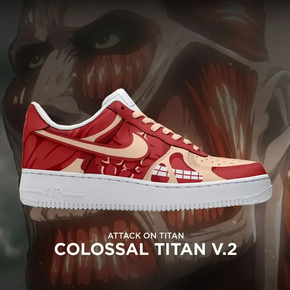 Colossal Titan V.2 Attack on Titan Special Low Top Shoes