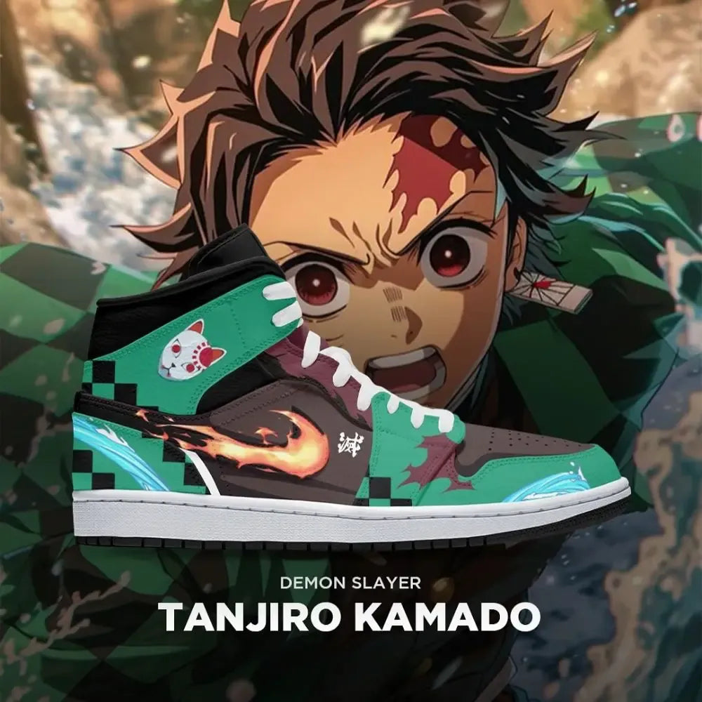Tanjiro Kamado Demon Slayer Limited High Top Shoes