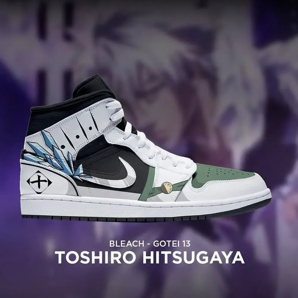 Toshiro Hitsugaya Bleach Gotei 13 High Top Shoes
