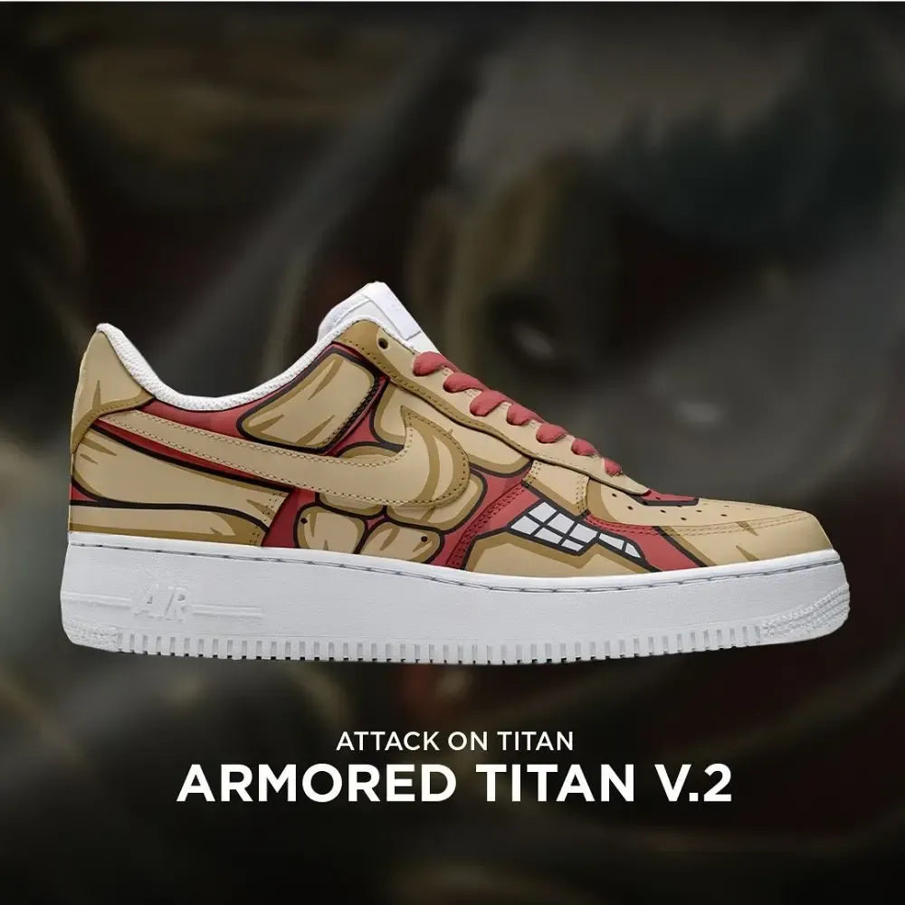 Armored Titan V.2 Attack on Titan Special Low Top Shoes