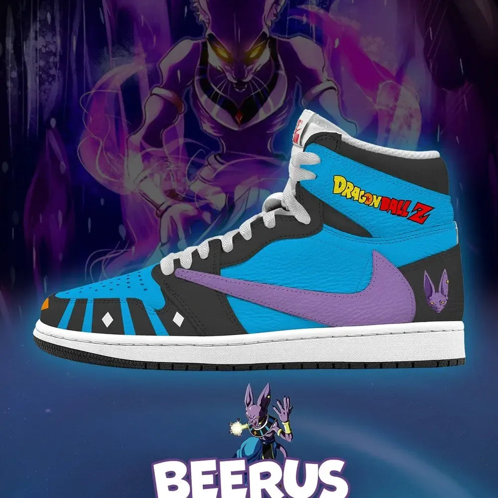 Beerus V.1 Dragon Ball Edition High Top Shoes
