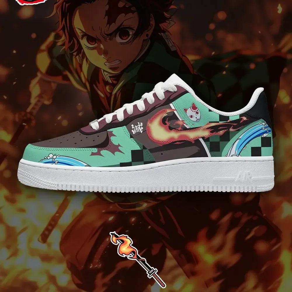Tanjiro Kamado V.2 Demon Slayer Special Design Low Top Shoes