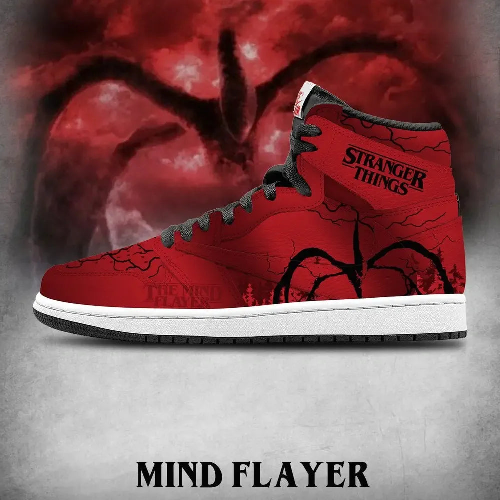 Mind Flayer V.2 Stranger Things Custom High Top Shoes