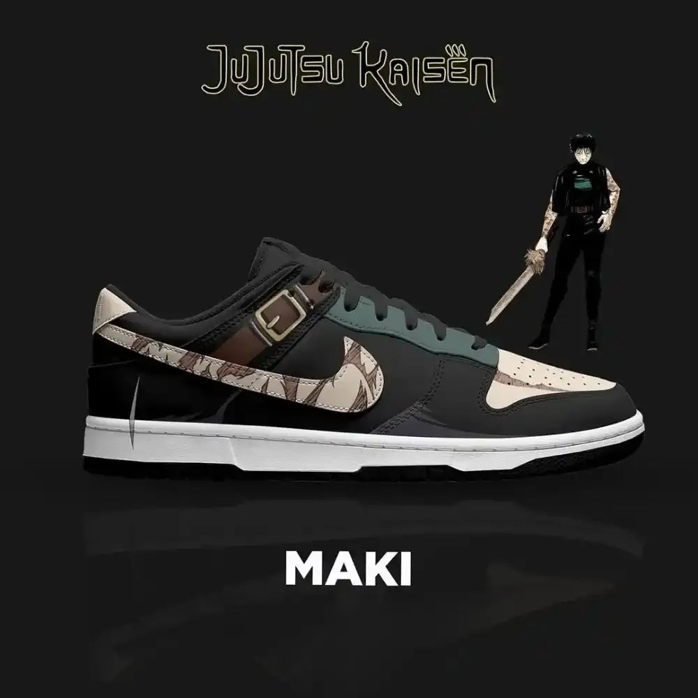Maki Jujutsu Kaisen Edition Low Top Shoes